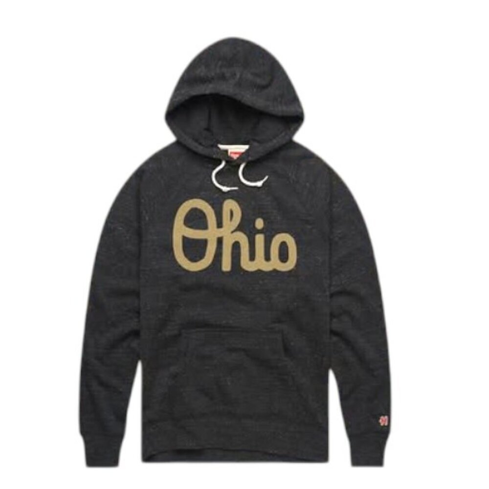 Homage Gray Ohio State Buckeyes script Ohio Hoodie Size XS 41766